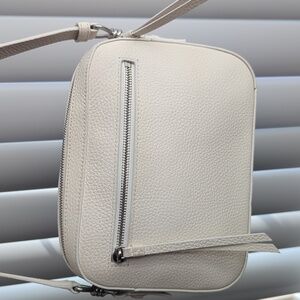 All Saints Women's Leather Cream Crossbody Bag